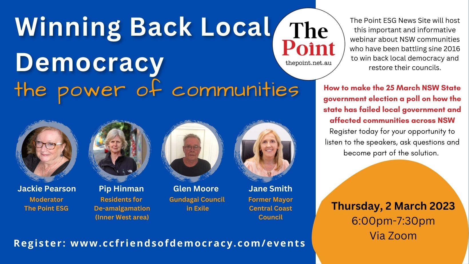 Flyer Winning back local democracy